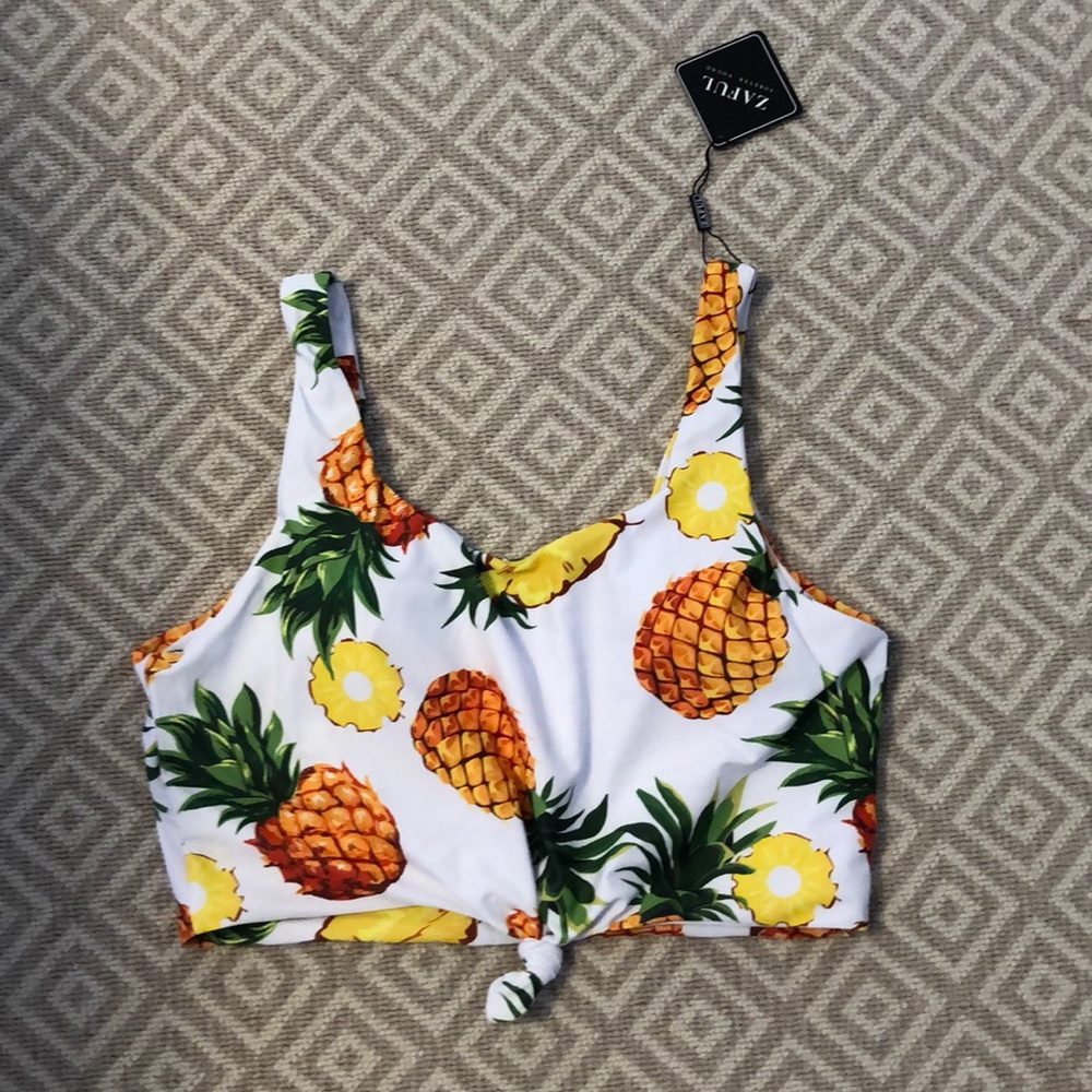 Zaful Cropped Bikini Top